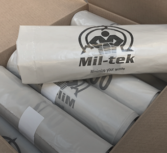 Standardowe stojaki na worki i worki plastikowe