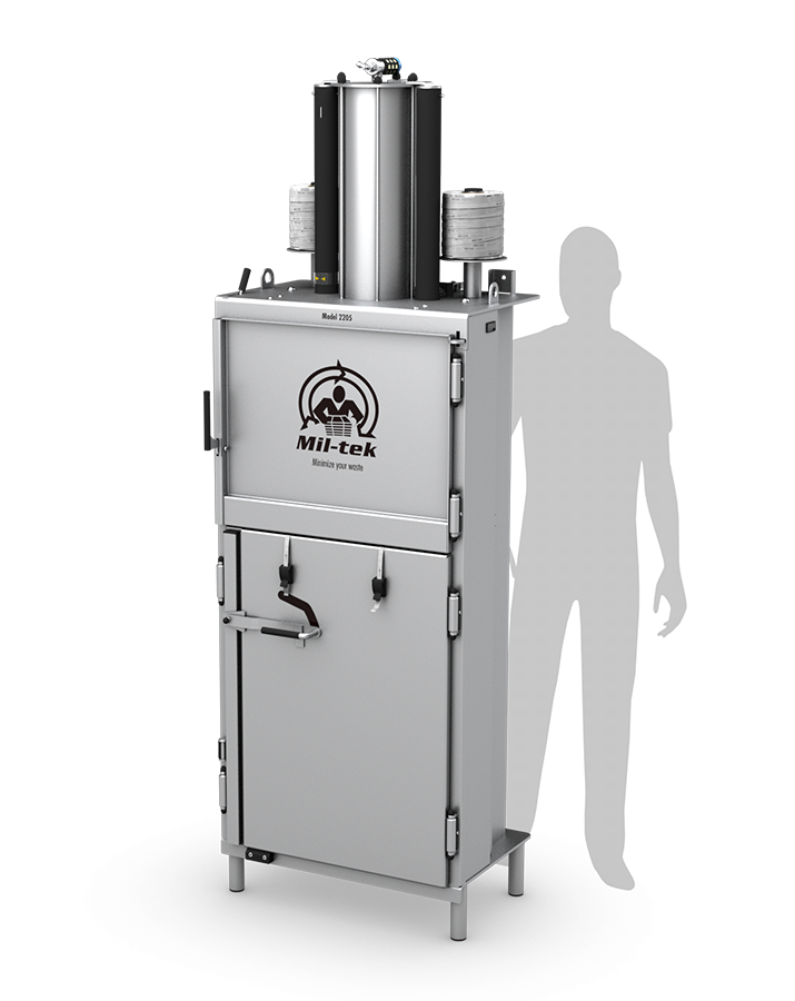 2205s Belownica do odpadów ze stali nierdzewnej