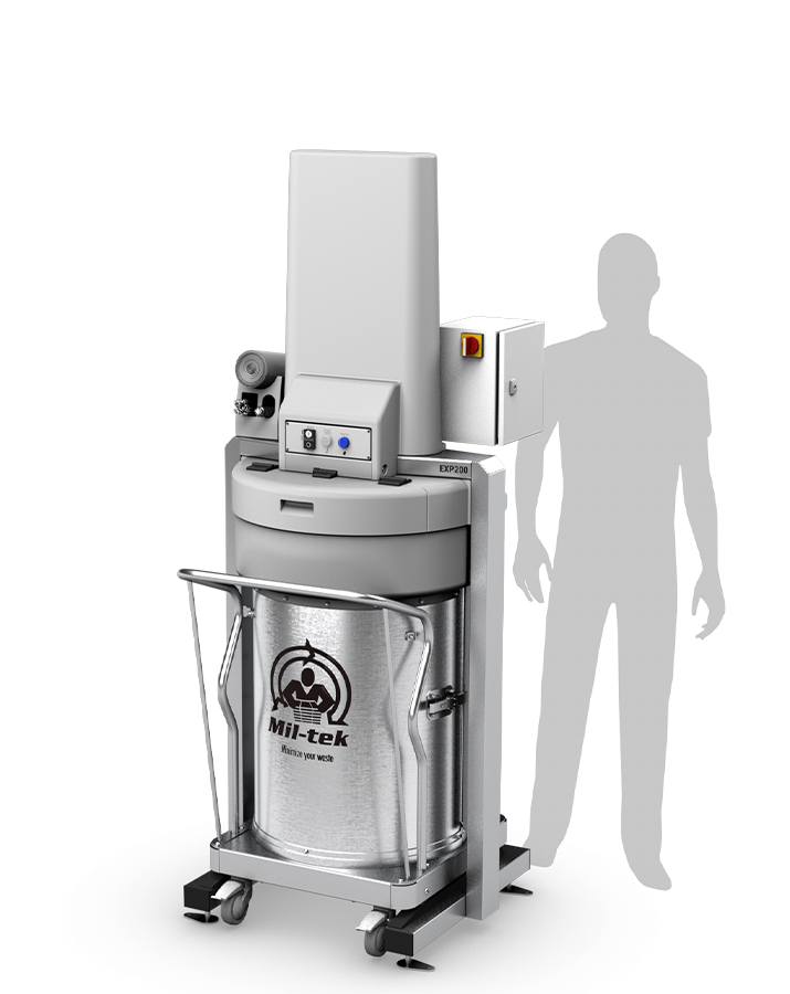 EXP200 Elektryczny kompaktor do odpadów mieszanych